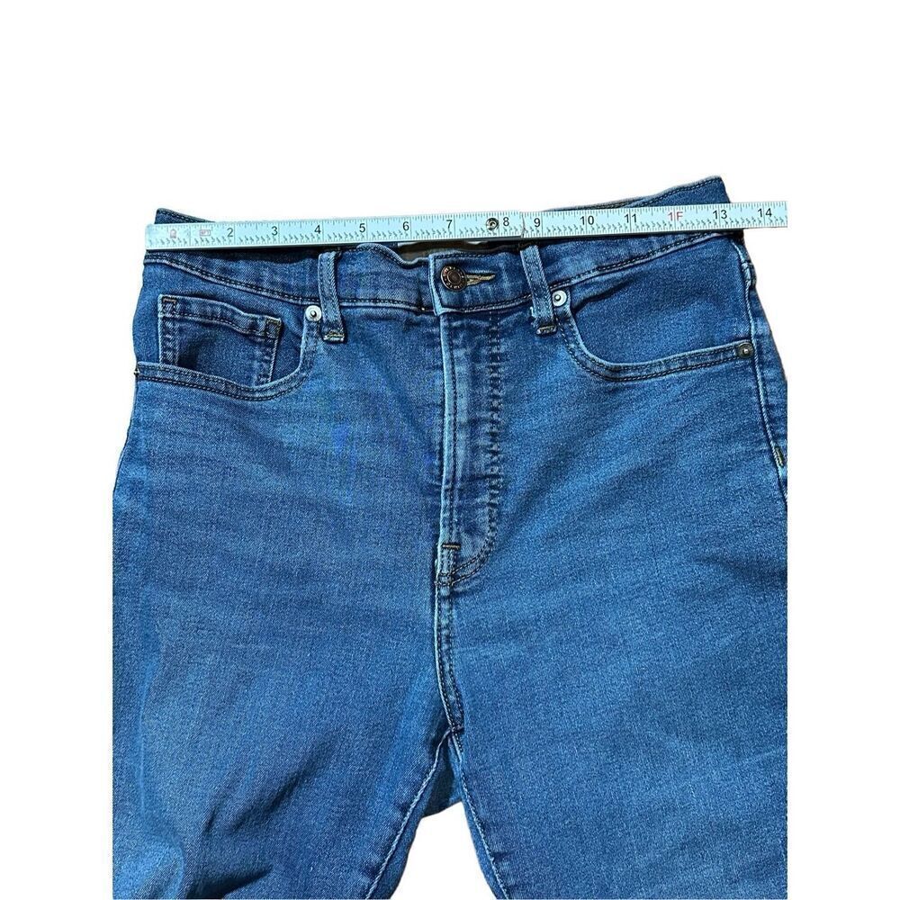 Everlane High Rise Clean Front Skinny Jean Sz 29 regular vintage blue wash - Picture 6 of 10